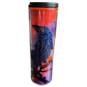 Starbucks 2022 Raven Halloween 16oz Tumbler Fall Coffee Tea